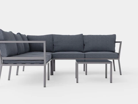Gothenburg sofa set 3D Model