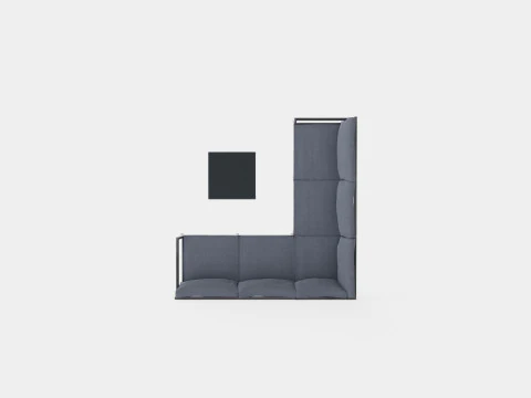 Gothenburg sofa set 3D Model