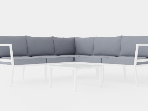 Gothenburg sofa set Model 3D