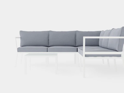 Gothenburg sofa set 3D Model