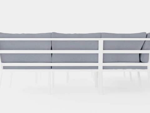 Gothenburg sofa set 3D Model