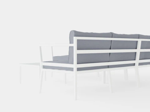 Gothenburg sofa set 3D Model
