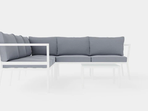 Gothenburg sofa set 3D Model