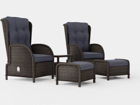 Easton cafe set 3D Модель