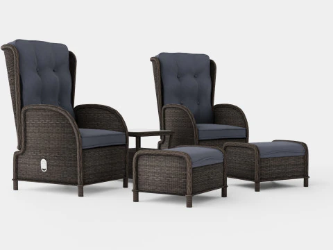 Easton cafe set 3D Model