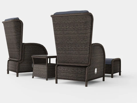 Easton cafe set 3D Model
