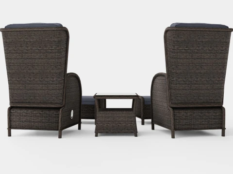 Easton cafe set 3D Model