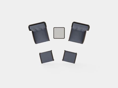 Easton cafe set 3D Model