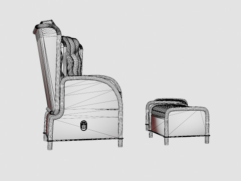 Easton cafe set 3D Модель