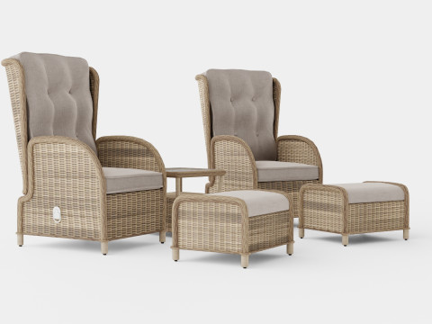 Easton cafe set Model 3D