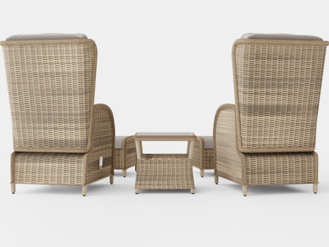 Easton cafe set Model 3D