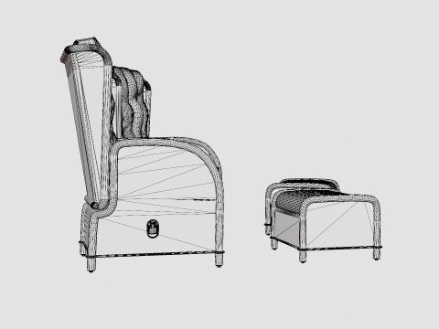 Easton cafe set Model 3D