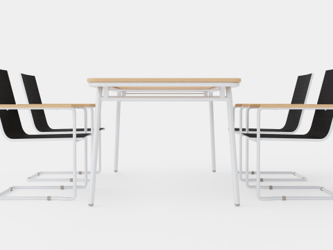 Hono dining set 3D Model