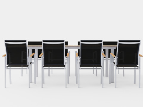 Seattle dining set 3D मॉडल