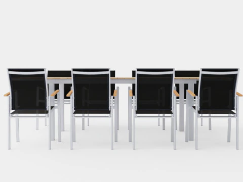 Seattle dining set 3D Model