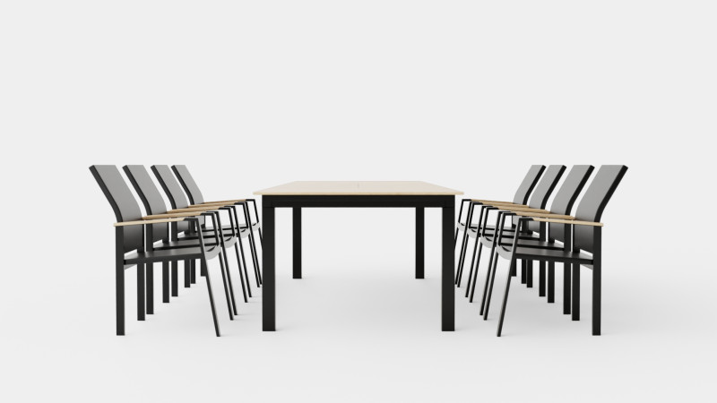 Seattle dining set 3D 모델 .c4d .max .obj .3ds .fbx .stl .blend 
