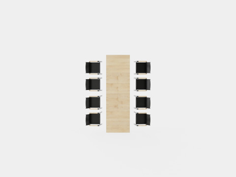 Seattle dining set 3D 모델
