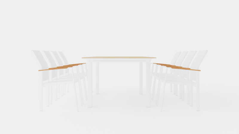 Seattle dining set 3D-Modell .c4d .max .obj .3ds .fbx .stl .blend 