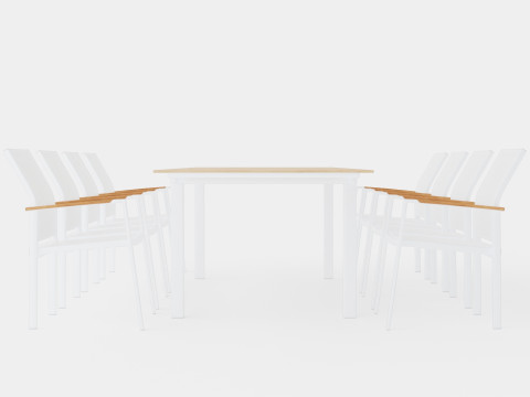 Seattle dining set 3D Модель