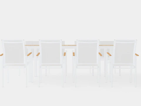 Seattle dining set 3D Model