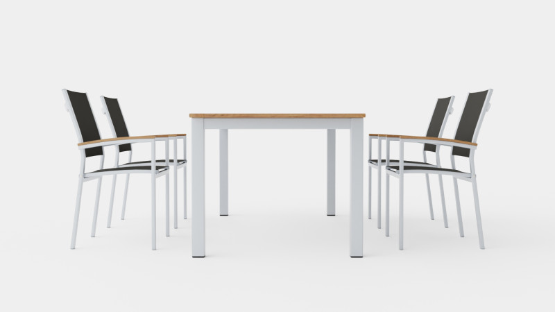 Twin dining set Model 3D .c4d .max .obj .3ds .fbx .stl .blend 