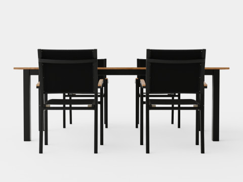 Twin dining set 3D Model