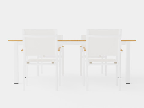 Twin dining set 3D 模型