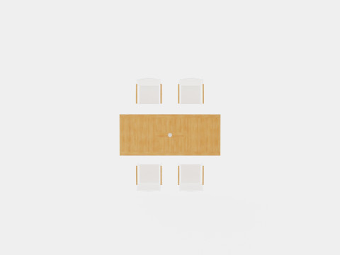 Twin dining set 3D 模型