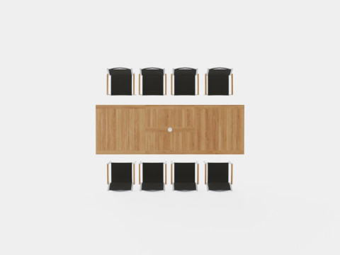 Twin dining set 3D Model