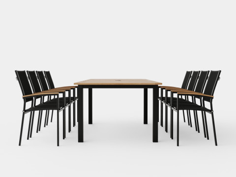 Twin dining set Model 3D