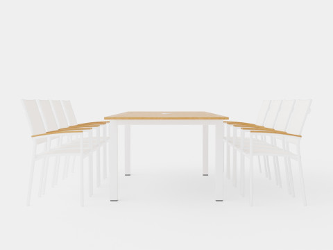 Twin dining set 3D 模型