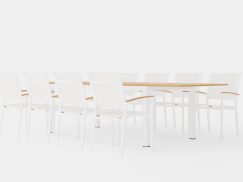 Twin dining set 3D मॉडल