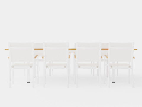 Twin dining set 3D मॉडल