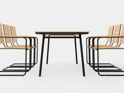 Malo 和 Hono 餐桌套装 3D 模型