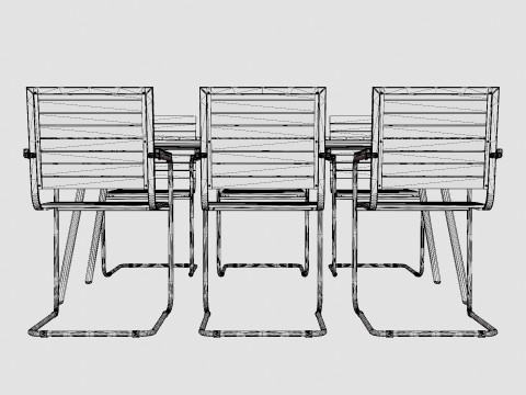 Malo and Hono dining set Modelo 3D