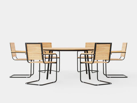 Essgruppe Malo und Reso 3D Modell