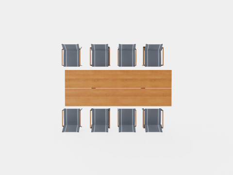 Gaunt dining set 3D Model