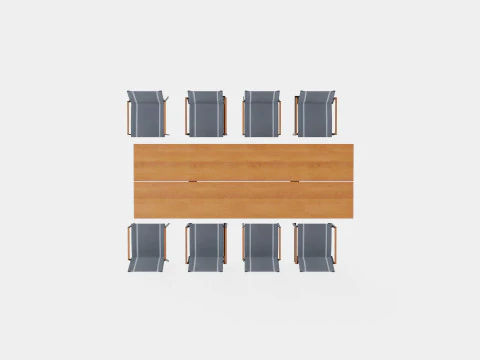 Gaunt dining set 3D Model