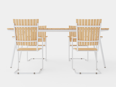 Reso and Hono dining set 3D Model