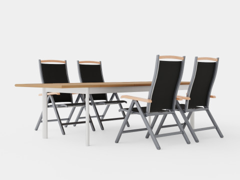 Nice dining set 3D Model