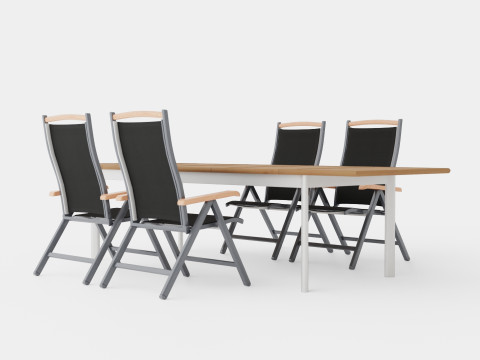 Nice dining set Model 3D