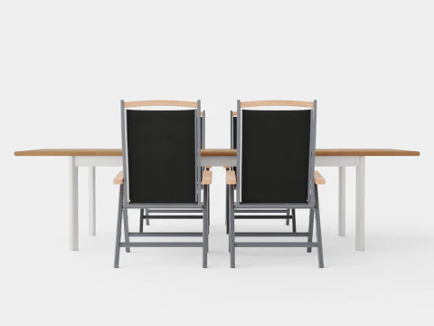 Nice dining set 3D Model