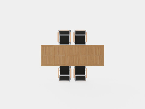 Nice dining set Model 3D