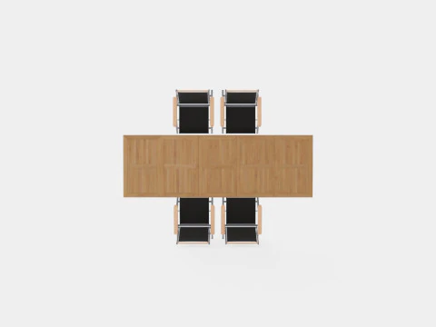 Nice dining set 3D Model