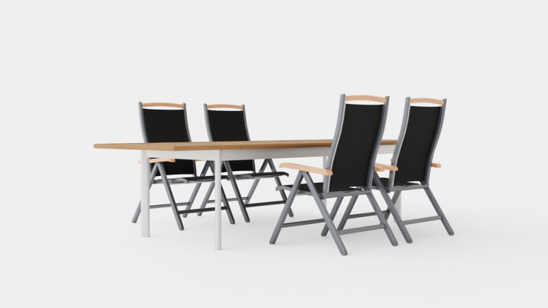 Nice dining set Modèle 3D .c4d .max .obj .3ds .fbx .stl .blend 