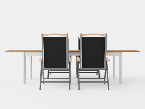 Nice dining set Modèle 3D