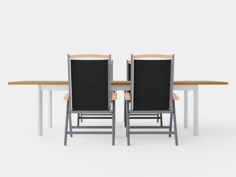 Nice dining set 3D Model