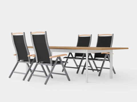 Nice dining set 3D Model