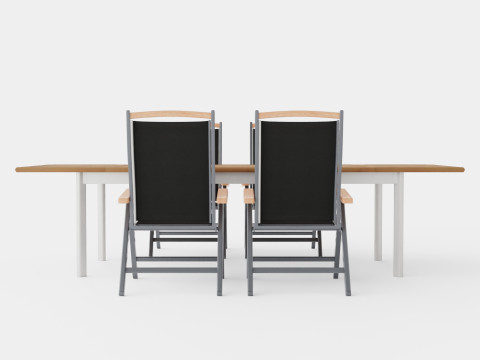 Nice dining set Modèle 3D
