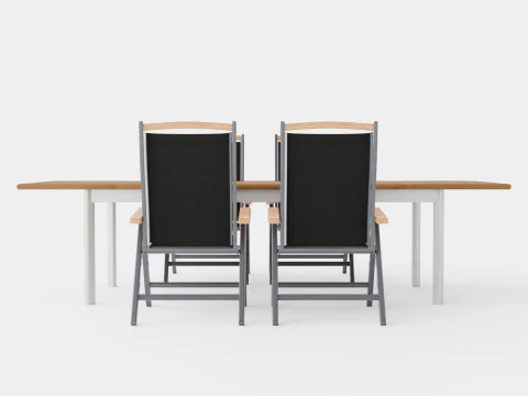 Nice dining set 3D Model